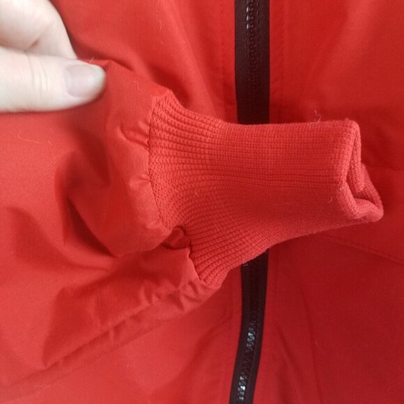 Jacket outerwear Wyoming woolens women's 8 red black woolen lining pocketed - Picture 5 of 15